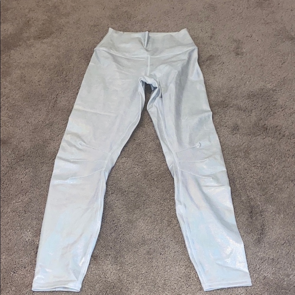 Alo irredentist glitter white leggings